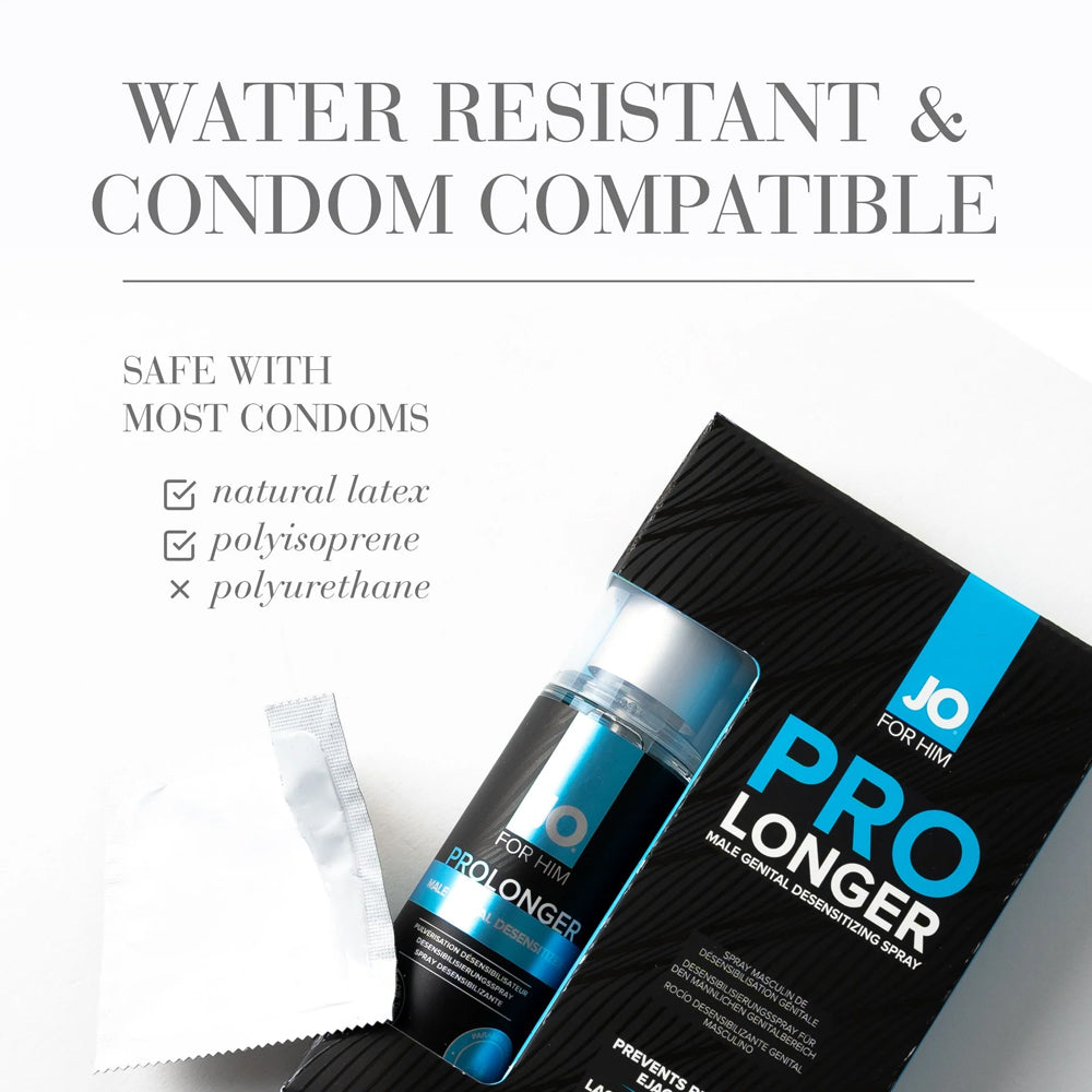 JO For Him ProLonger Desensitizing Spray for Men - Last Longer in Bed, Delay Premature Ejaculation - Perfect for Enhanced Intimacy & Performance