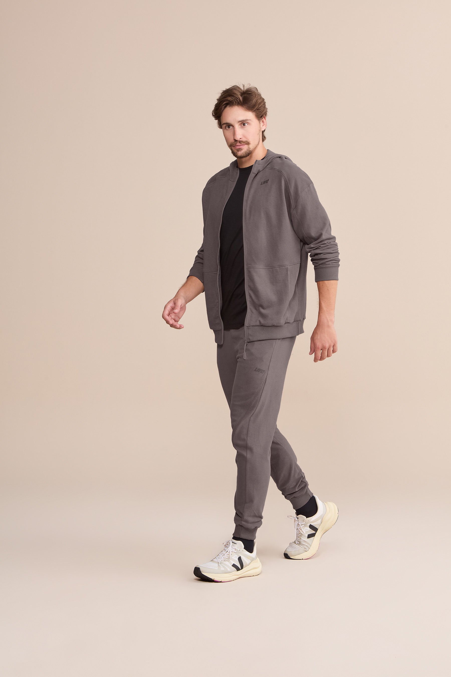 Men's Rino Stone Knit Pants - Comfortable Stretch Casual Trousers for Lounge, Travel & Everyday Wear
