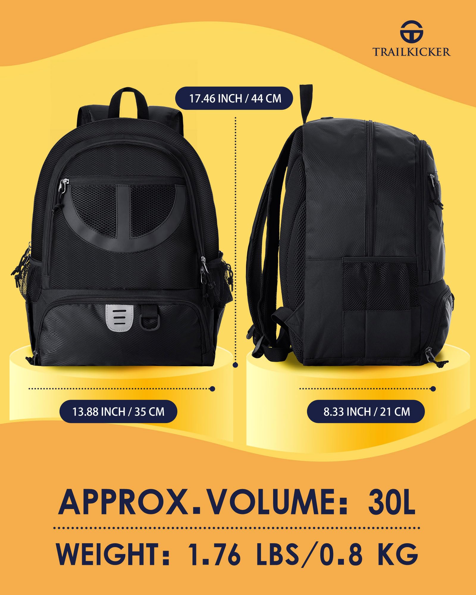 **Best Basketball Backpack for Men & Women - 30L Lightweight Breathable Sports Bag with Shoe & Ball Compartment - Perfect for Gym, School, Travel, Soccer, Volleyball & Football**    *(Ideal for carrying sports gear, school essentials, or travel items – great for athletes, students, and outdoor enthusiasts!)*