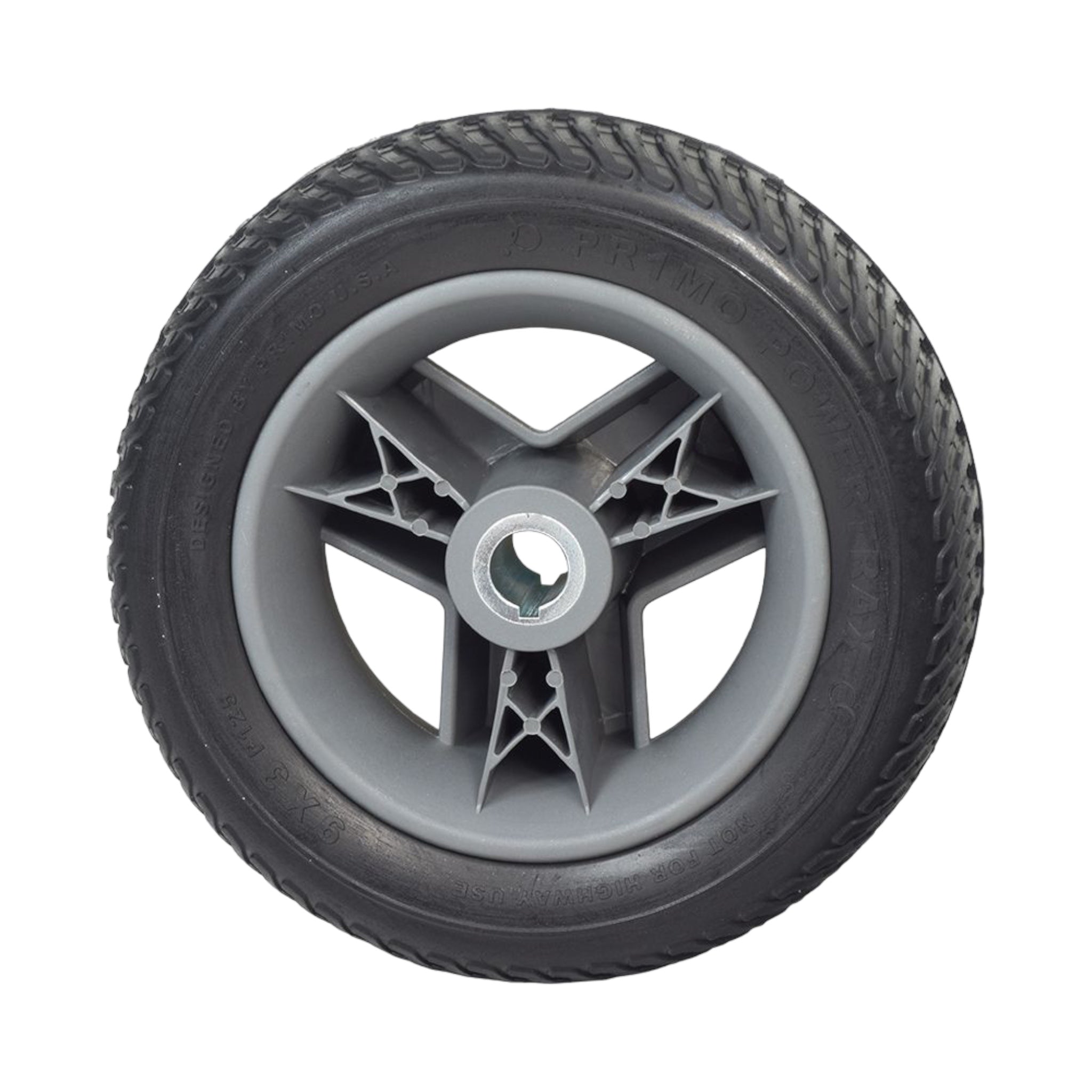 Pride Mobility Go Chair, Go Chair MED & Kozmo Power Chairs Replacement Drive Wheel Assembly - 9x3 Inch Flat-Free Tires | Pr1mo Powertrax | Ideal for Indoor/Outdoor Mobility & Daily Commuting