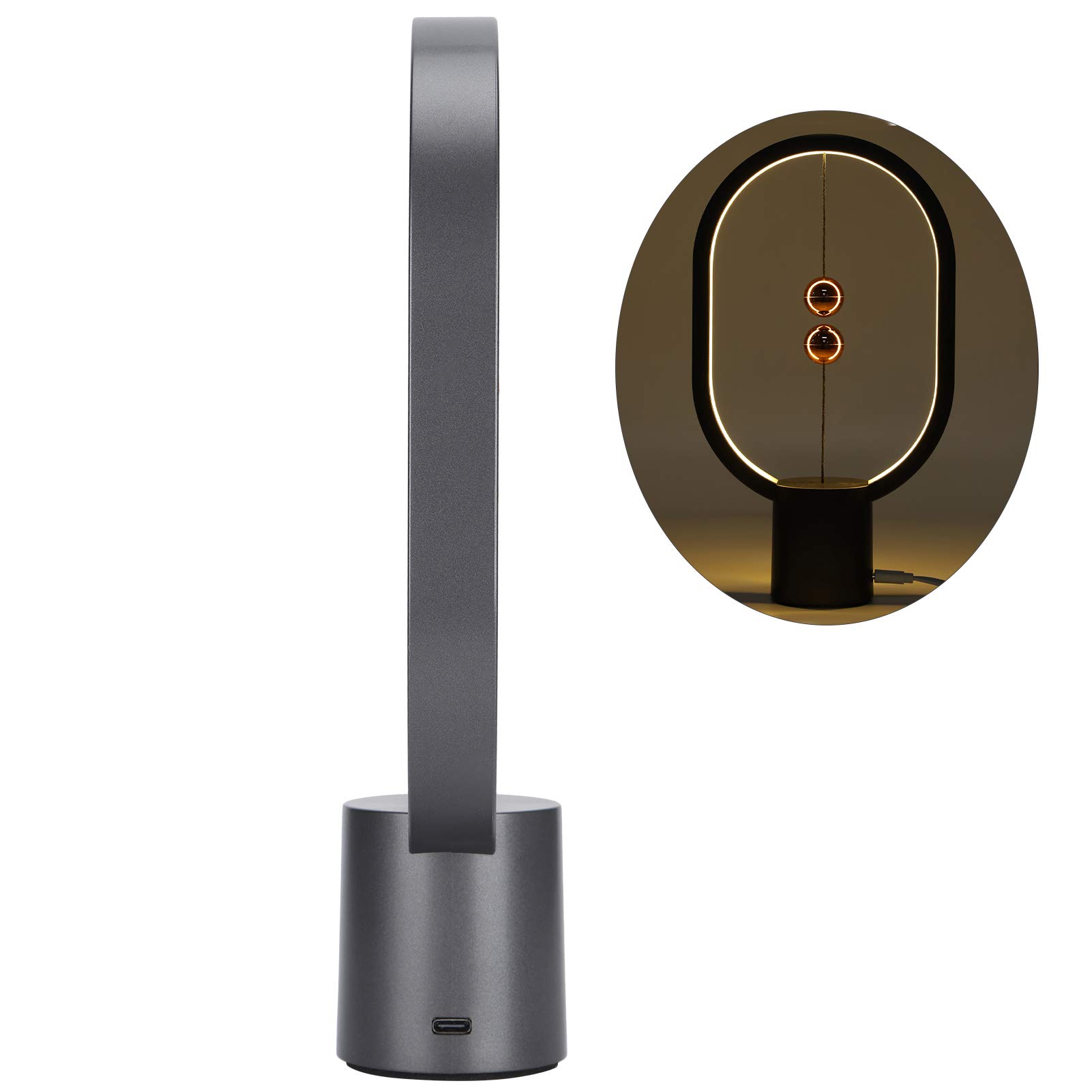 Atyhao Heng Magnetic Levitation Balance Lamp - Smart LED Floating Night Light for Home, Dorm, Office Desk | Creative Birthday Gift & Modern Decor | Perfect for Bedroom, Study, and Relaxation