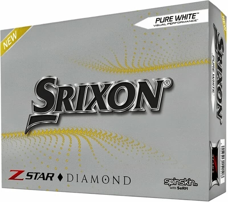 Srixon Z-Star Premium Golf Balls (12 Pack) - Tour Performance with Spin Control & Distance | Ideal for Low Handicap Players & Competitive Golf Tournaments