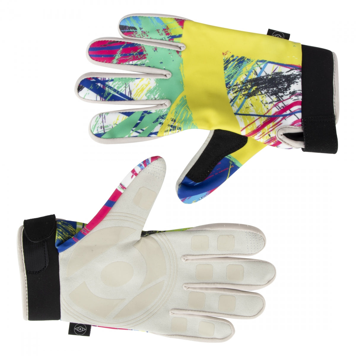 Alienation Invisible Touch Gloves - Unisex Full Finger Cycling Gloves in Pink, Blue, Yellow (XL) - Perfect for Road Biking, Mountain Biking & Outdoor Sports