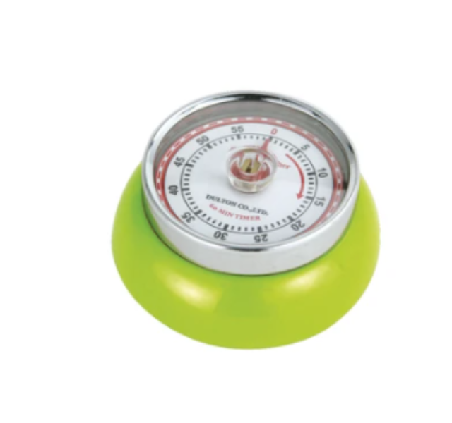 Vintage Mechanical Kitchen Timer - 60 Minute Countdown Clock for Baking, Cooking & Classroom - Perfect for Home, Restaurant & School Use