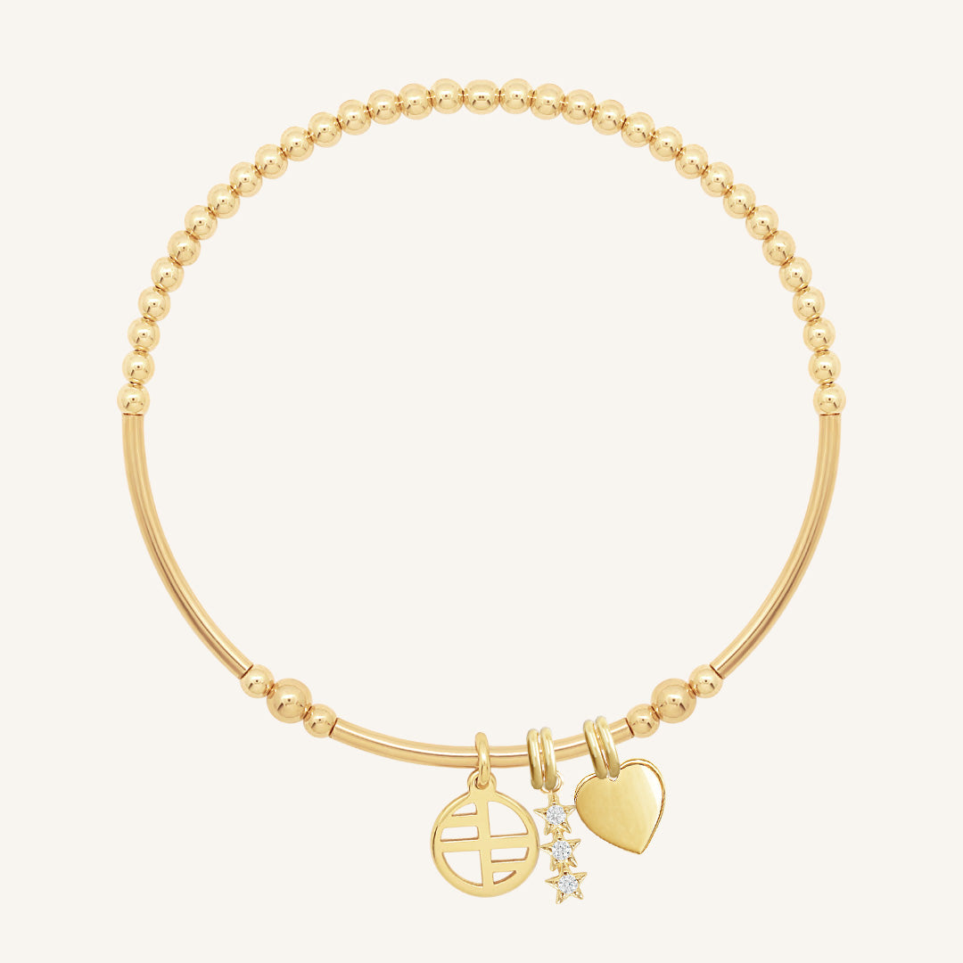 Connection Charm Bracelet - Elegant Adjustable Friendship Bracelet for Women & Girls - Perfect for Gifts, Anniversaries & Everyday Wear
