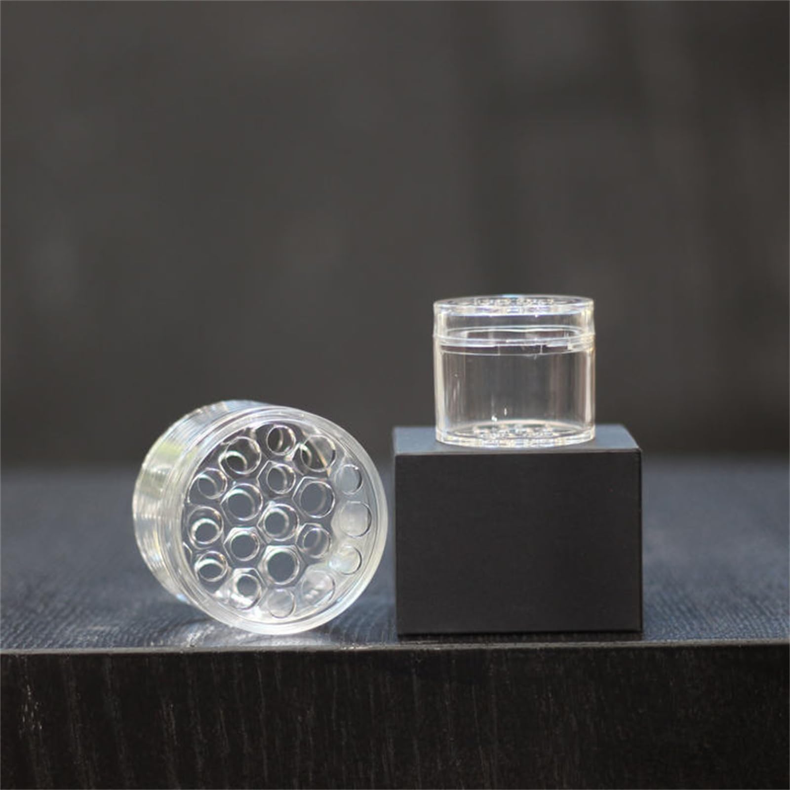 Spiral Ikebana Flower Stem Holder Ring - Clear DIY Bouquet Twister for Flower Arrangement - Perfect for Wedding Centerpieces, Home Decor, and Floral Design (Set of S+L)
