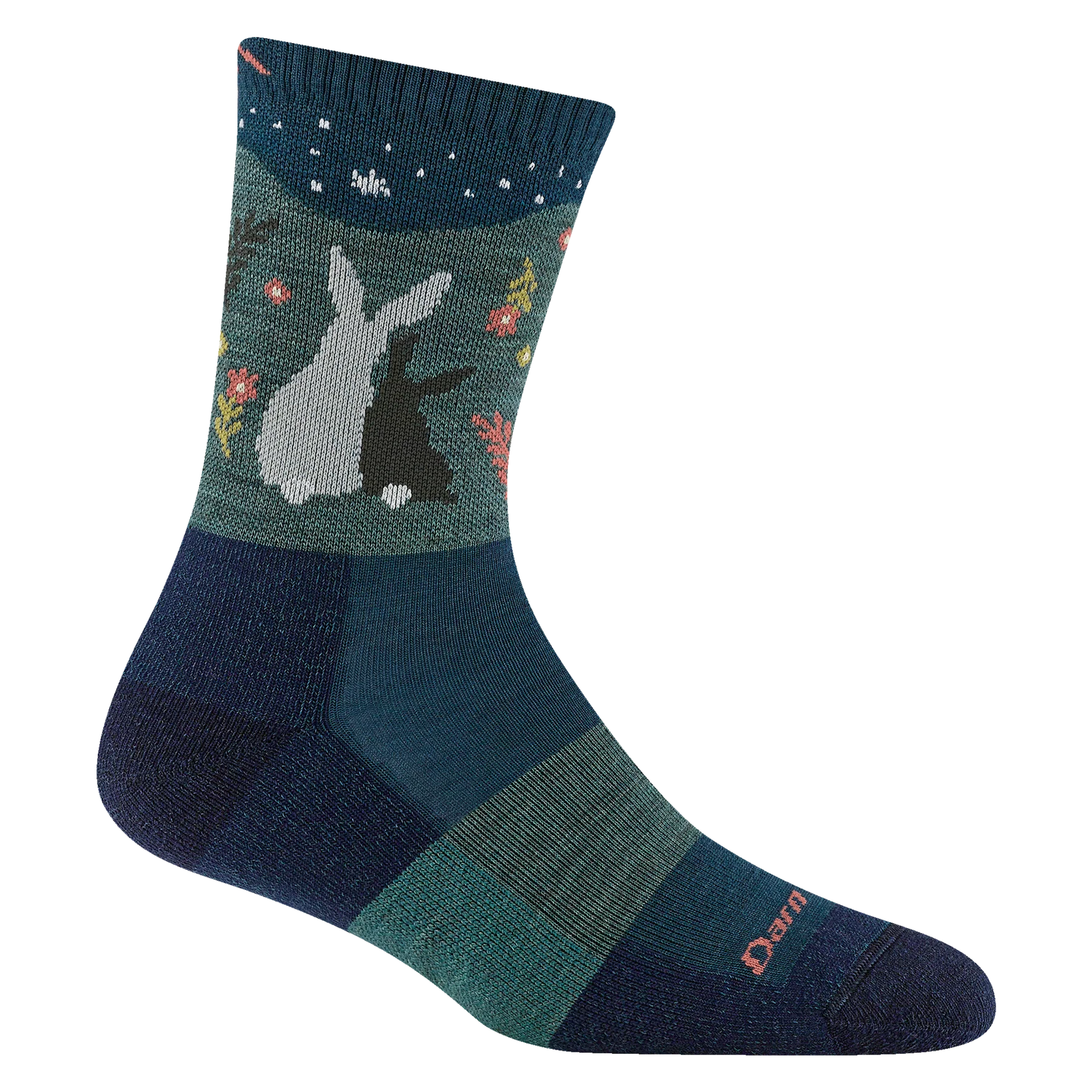 Darn Tough Women's Critter Club Hiker Lightweight Micro Crew Socks - Moisture-Wicking Hiking Socks for Outdoor Adventures & Everyday Comfort