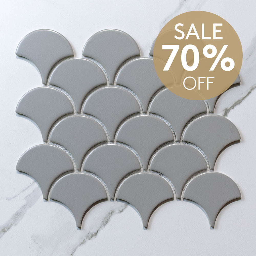 Premium Crystal Grey 74.5x70 Inch Matte Fish Scale Wallpaper - Self-Adhesive Peel & Stick Vinyl - Perfect for Bedroom, Living Room, Kitchen Backsplash, and Home Decor