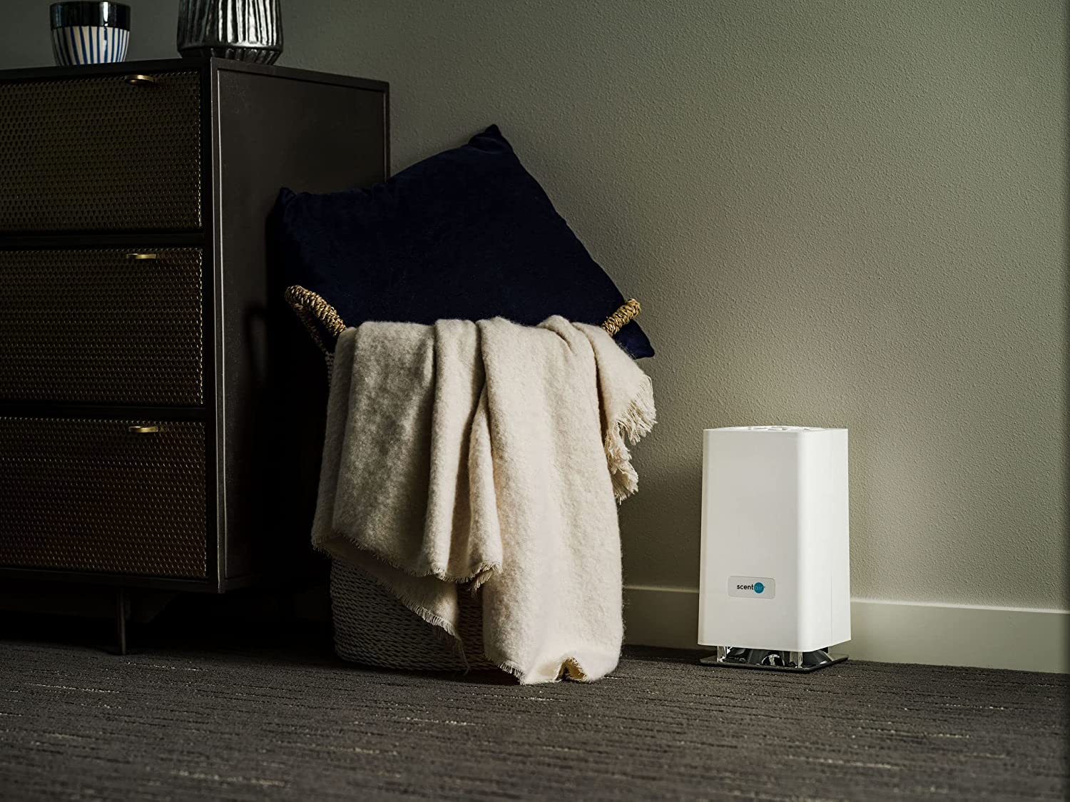Whisper Home Monthly Fragrance Cartridge - Refillable Eucalyptus Mint Scent for Aromatherapy & Relaxation - Perfect for Bedroom, Bathroom & Office Spaces