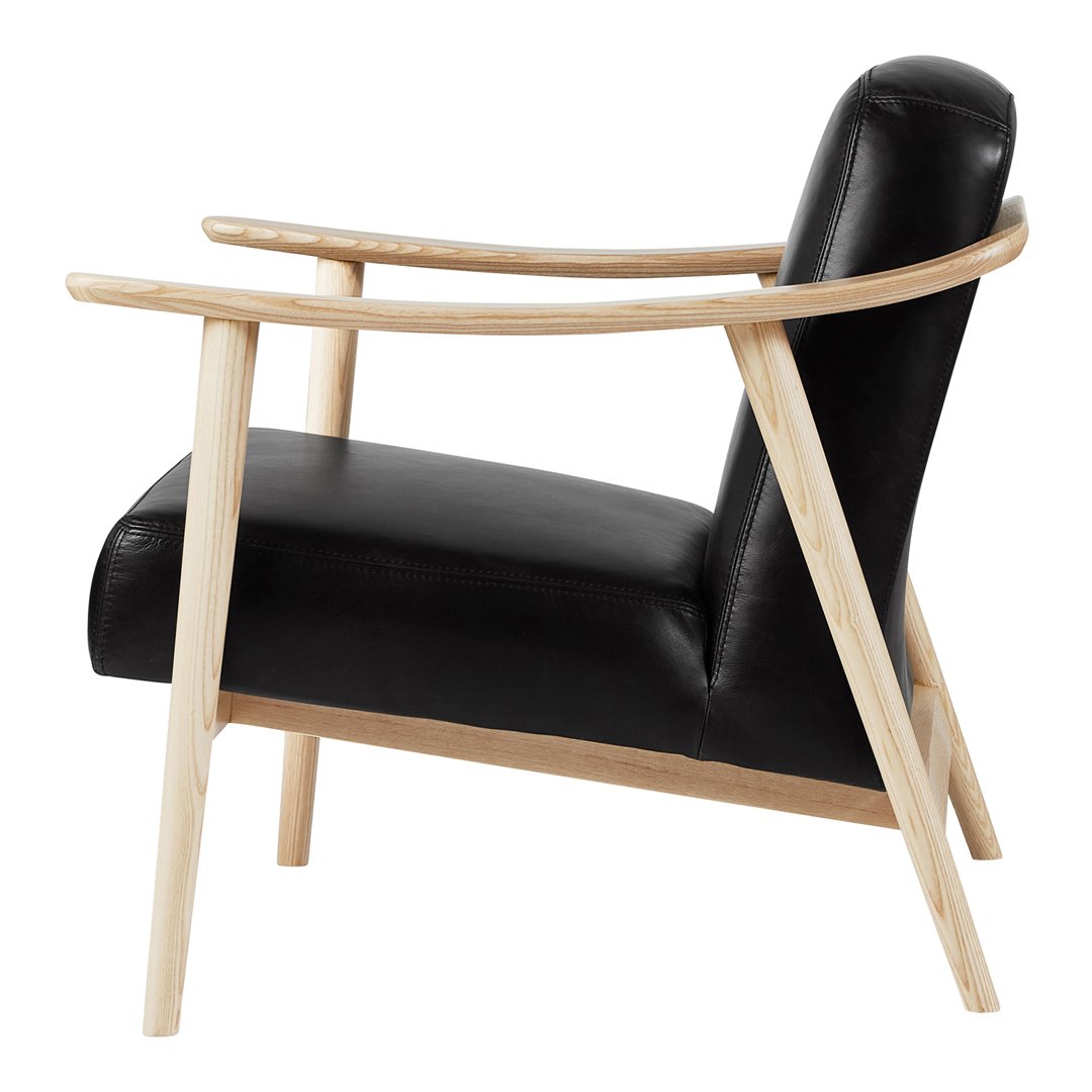 Gus Modern Baltic Chair - Mid-Century Modern Dining Chair with Wooden Legs - Perfect for Dining Room, Kitchen, and Office Decor