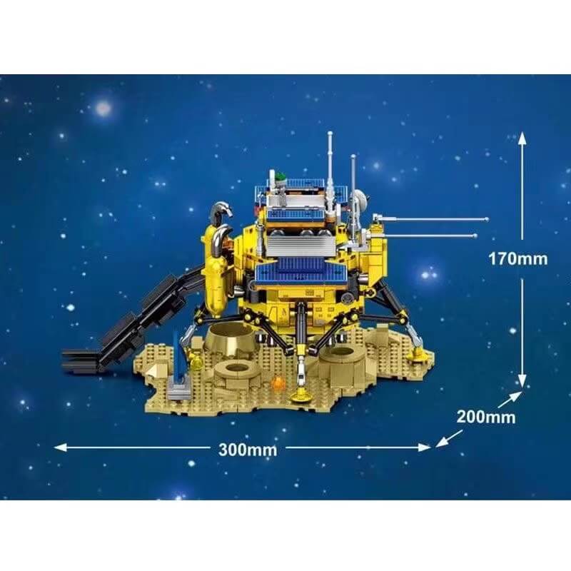 Sembo 203367 Chang'e Lunar Probe Building Blocks - STEM Educational Toy for Kids, Space Exploration Model Kit - Perfect for Science Learning, Birthday Gifts & Space-Themed Room Decor