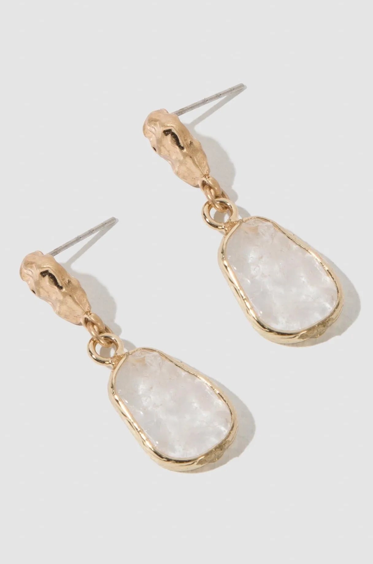 14K Gold Gemstone Drop Earrings for Women - Elegant Dangle Earrings for Party, Wedding & Evening Wear