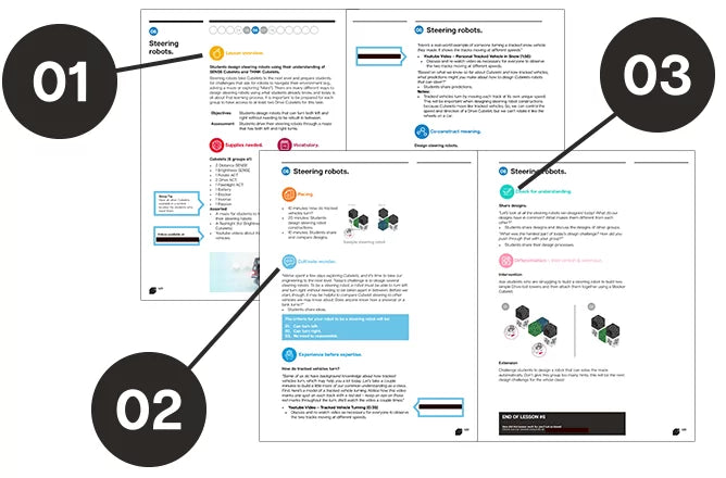 Cubelets Robotics Lesson Plan Bundle for Grades 7-12 | STEM Education Kit with Launchpad Edition | Perfect for Classroom STEM Activities & Robotics Learning