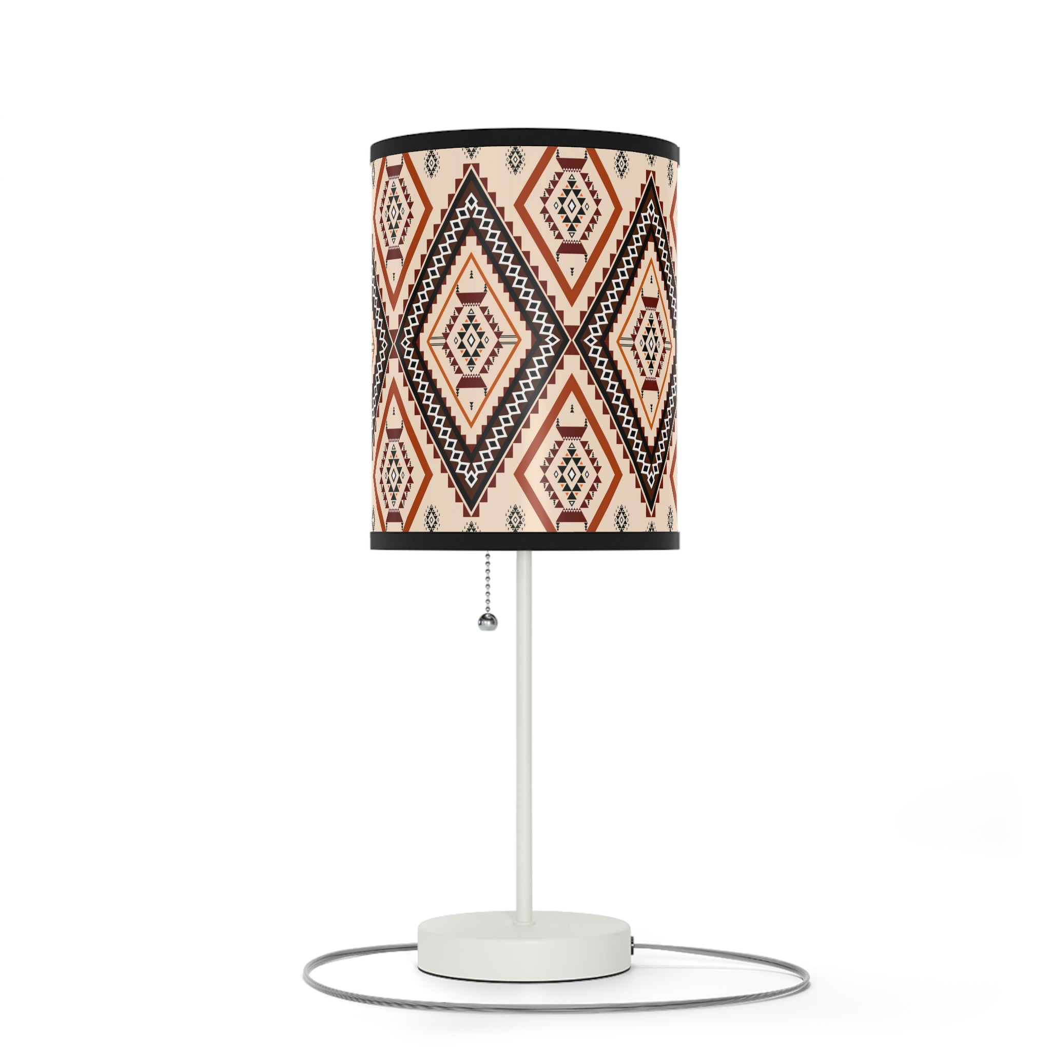 Southwestern Style Table Lamp for Bedroom & Living Room - Adjustable Reading Light with US/CA Plug - Perfect for Nightstands, Sofa Side Tables and Home Office Desks