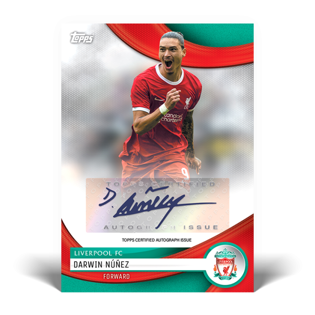 Official Topps Liverpool FC 2023/2024 Team Set Trading Cards Box - Perfect for Soccer Collectors and Fans to Display or Trade