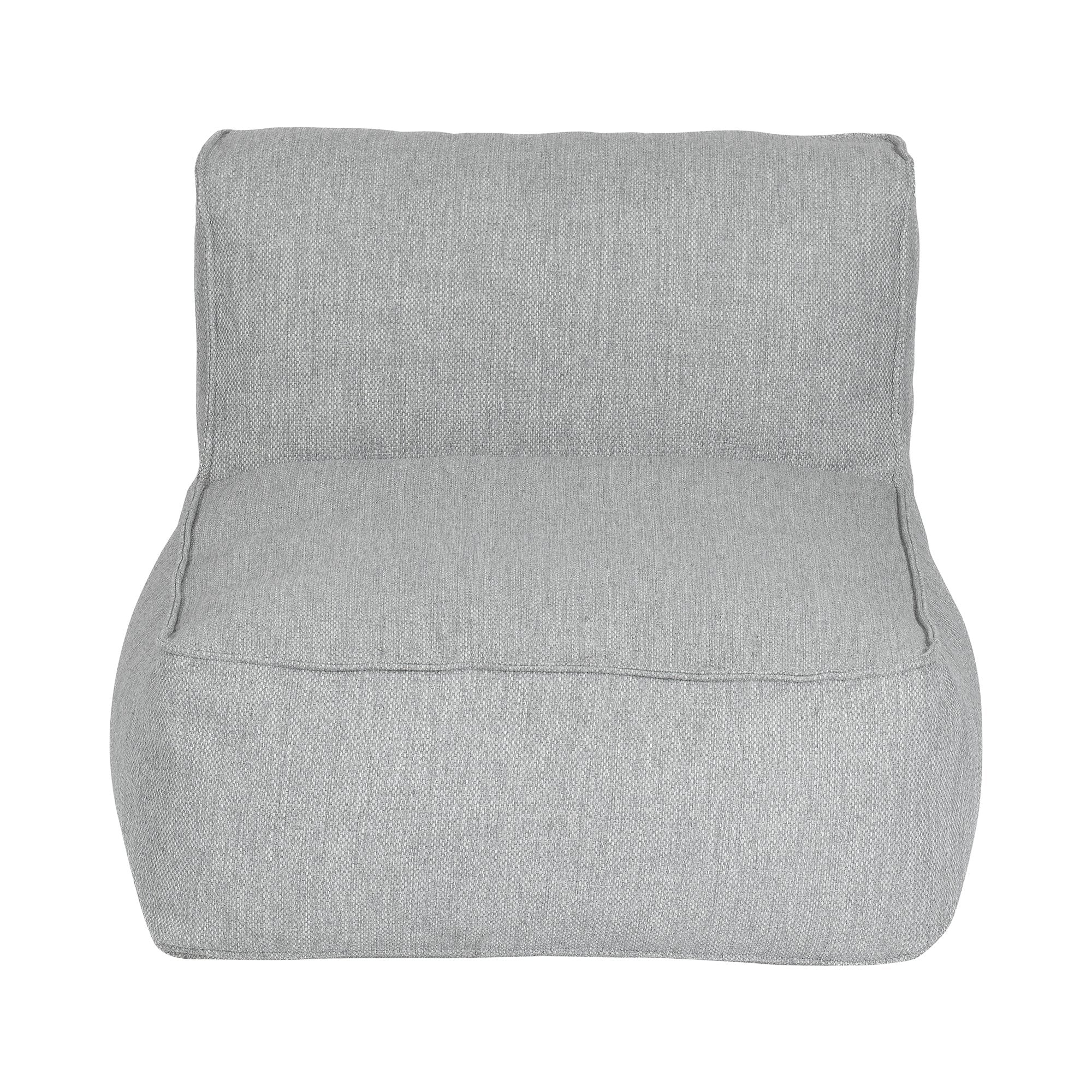 GROW Single Sectional Outdoor Patio Seat - Waterproof Wicker Furniture for Garden, Deck, Poolside & Backyard Relaxation
