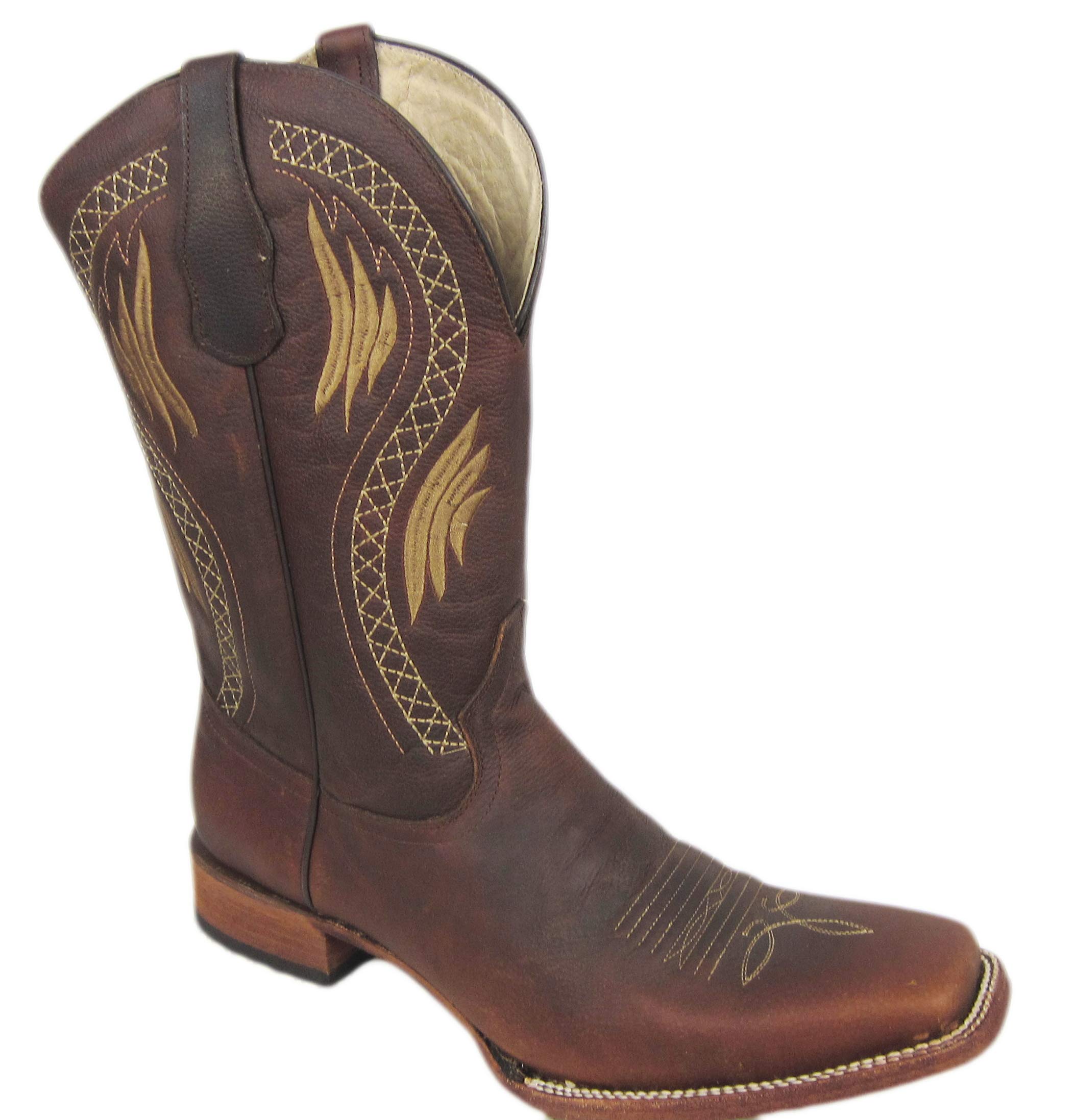 Corral Men's Chocolate Brown Embroidery Western Boots L5394 - Stylish Cowboy Boots for Rodeo, Country Dancing & Western Fashion
