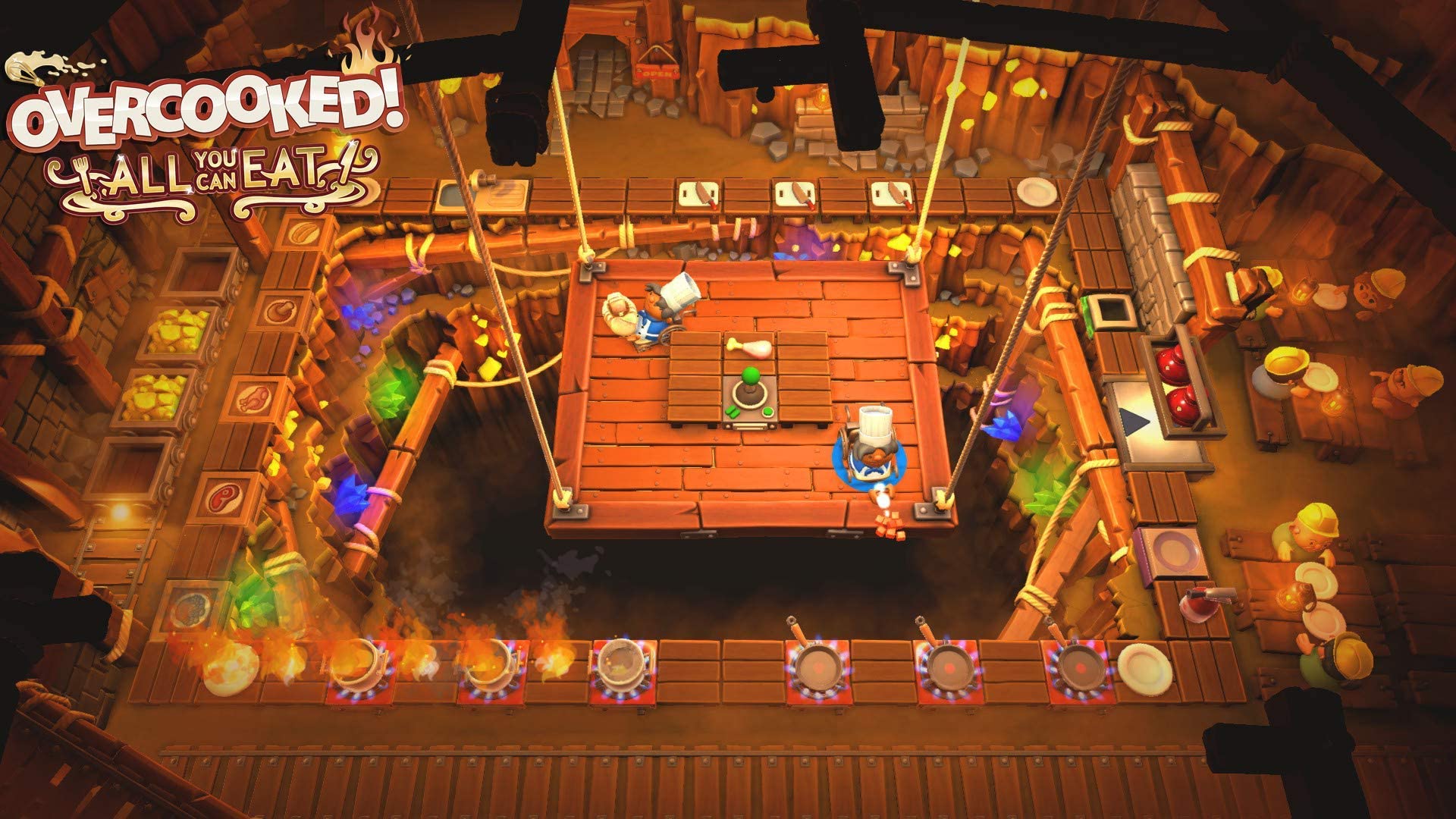 Overcooked All You Can Eat - PS5 Game (French Edition) | Fun Multiplayer Cooking Simulation for Family & Friends Game Nights