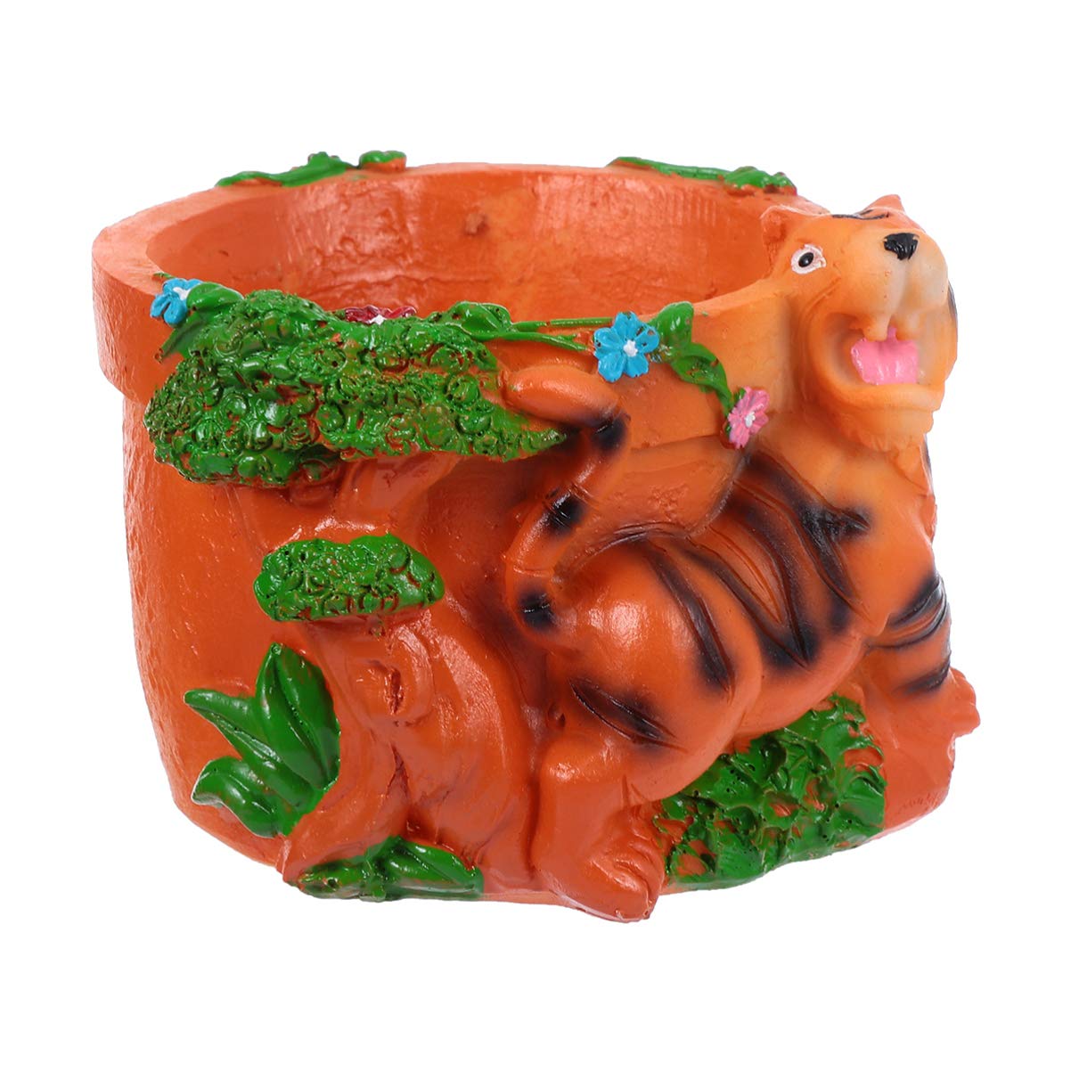 YARDWE Resin Succulent Planter - Cute Animal Shaped Cartoon Bonsai Pots for Plants, Flowers & Mini Gardens | Indoor/Outdoor Decorative Container for Home, Office & Landscape Design