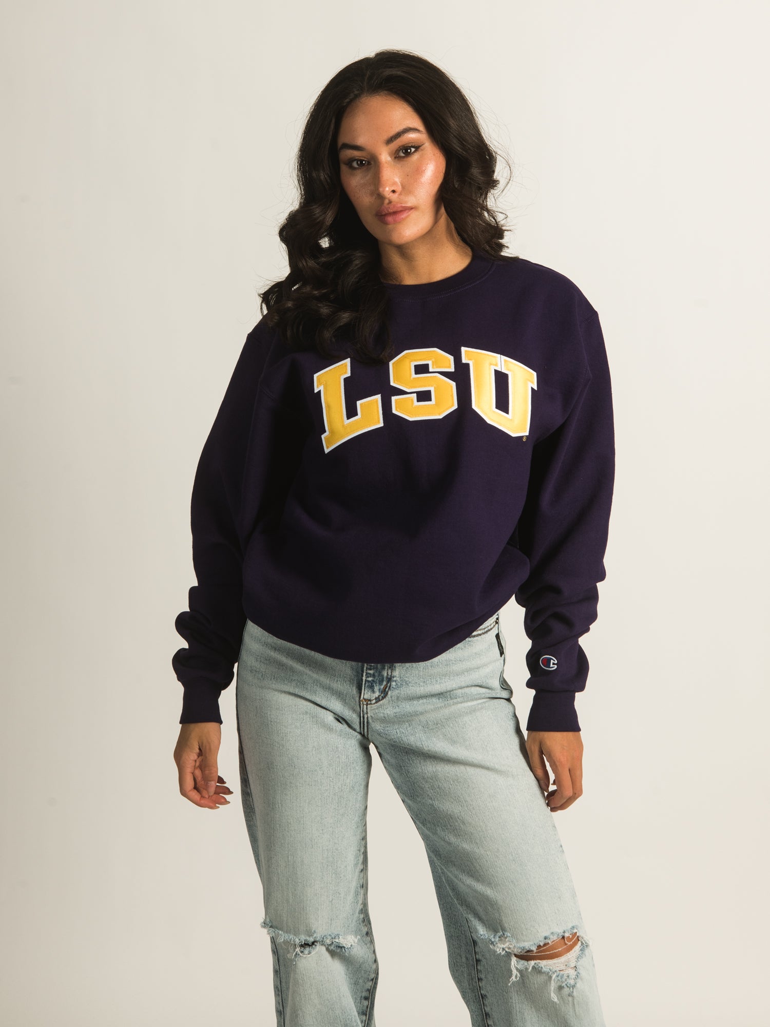 Champion Eco PowerBlend Crewneck Sweatshirt - Soft & Sustainable Cotton Blend - Men's & Women's Casual Wear for Gym, Lounge & Everyday Comfort