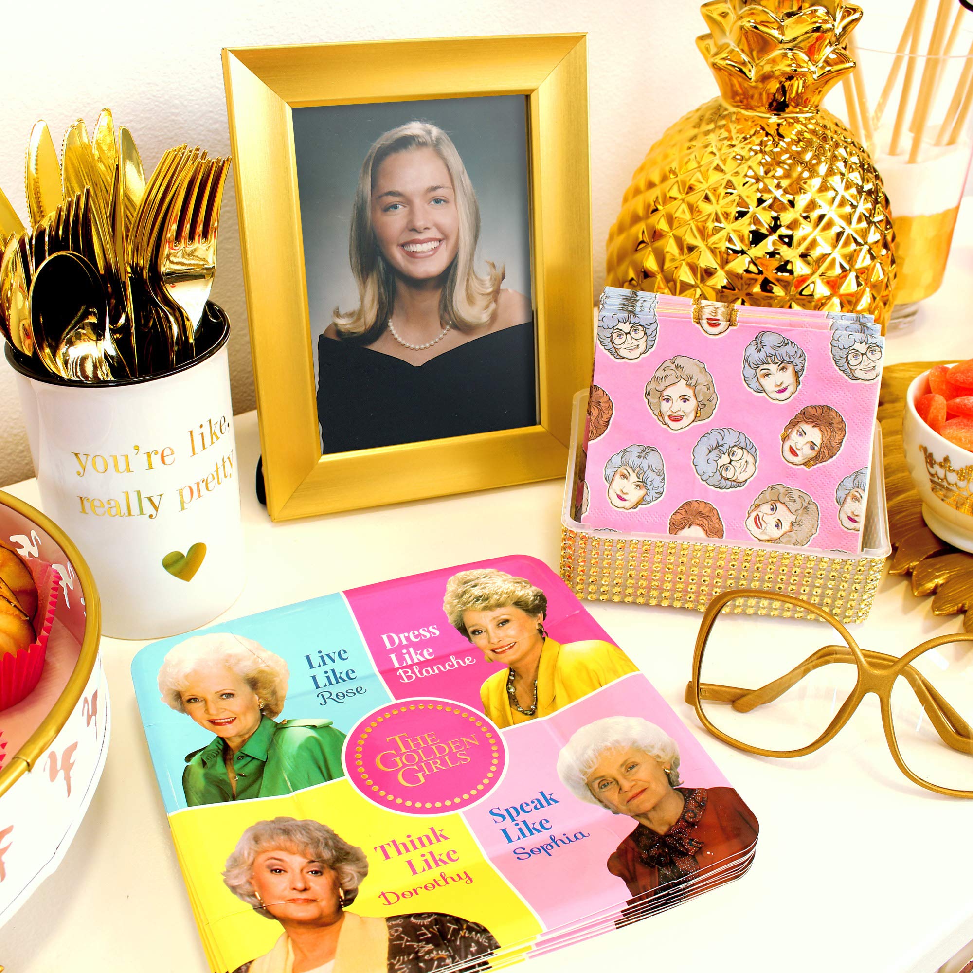 Golden Girls Birthday Party Decorations Set - 58 Piece Happy Birthday Banner, Balloons & More for 40th, 50th Birthday & Bridal Showers | Perfect for Women's Milestone Celebrations & Themed Parties