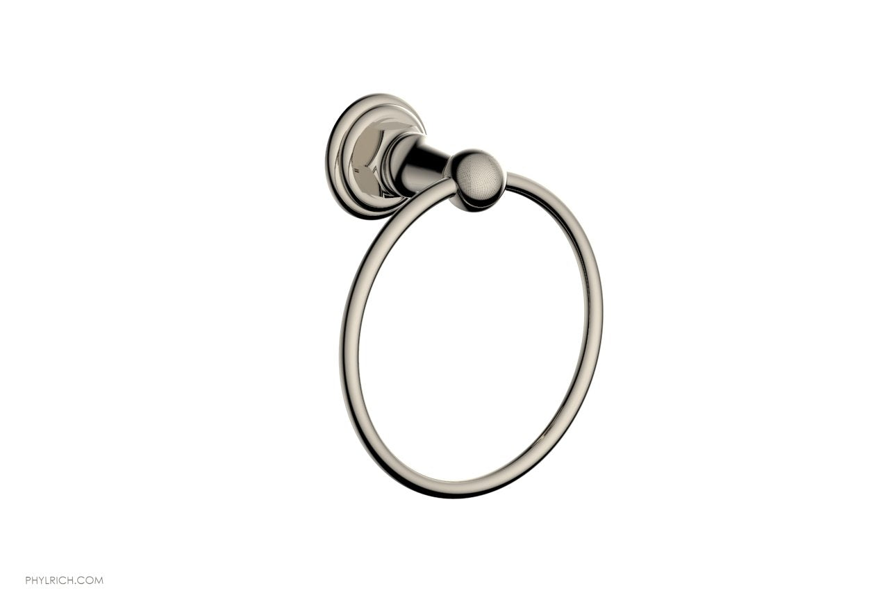 HEX TRADITIONAL Chrome Towel Ring - 500 Series 75mm Bathroom Accessory for Modern & Traditional Homes - Perfect for Bathrooms, Powder Rooms & Spa Settings