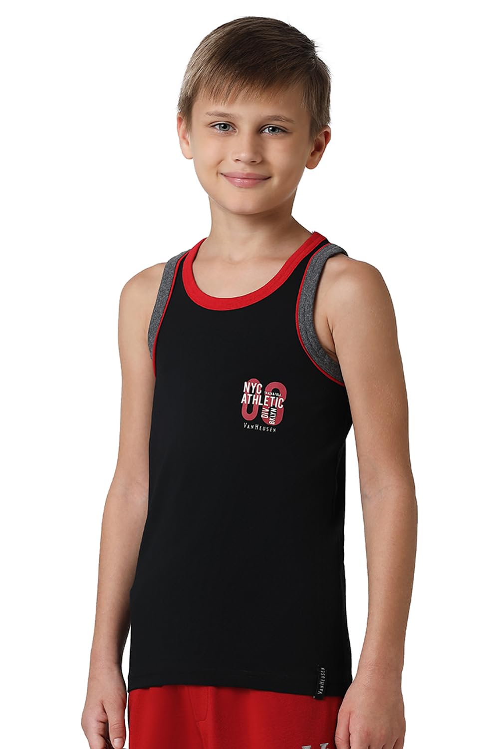Van Heusen Boys' Formal Vest - Slim Fit Waistcoat for Weddings, School Events & Special Occasions