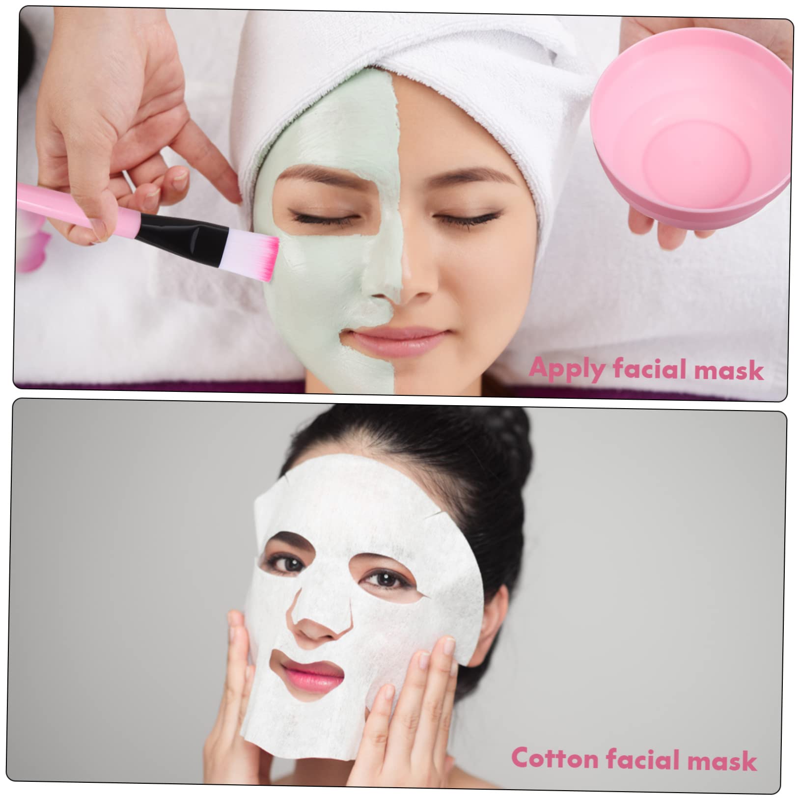 1 Set Face Mask Mixing Bowl & Skincare Tools Kit - Non-Woven Fabric Mask Modeling Bowl with Spatula for DIY Facial Care | Perfect for At-Home Spa, Beauty Salon & Professional Skincare Treatments