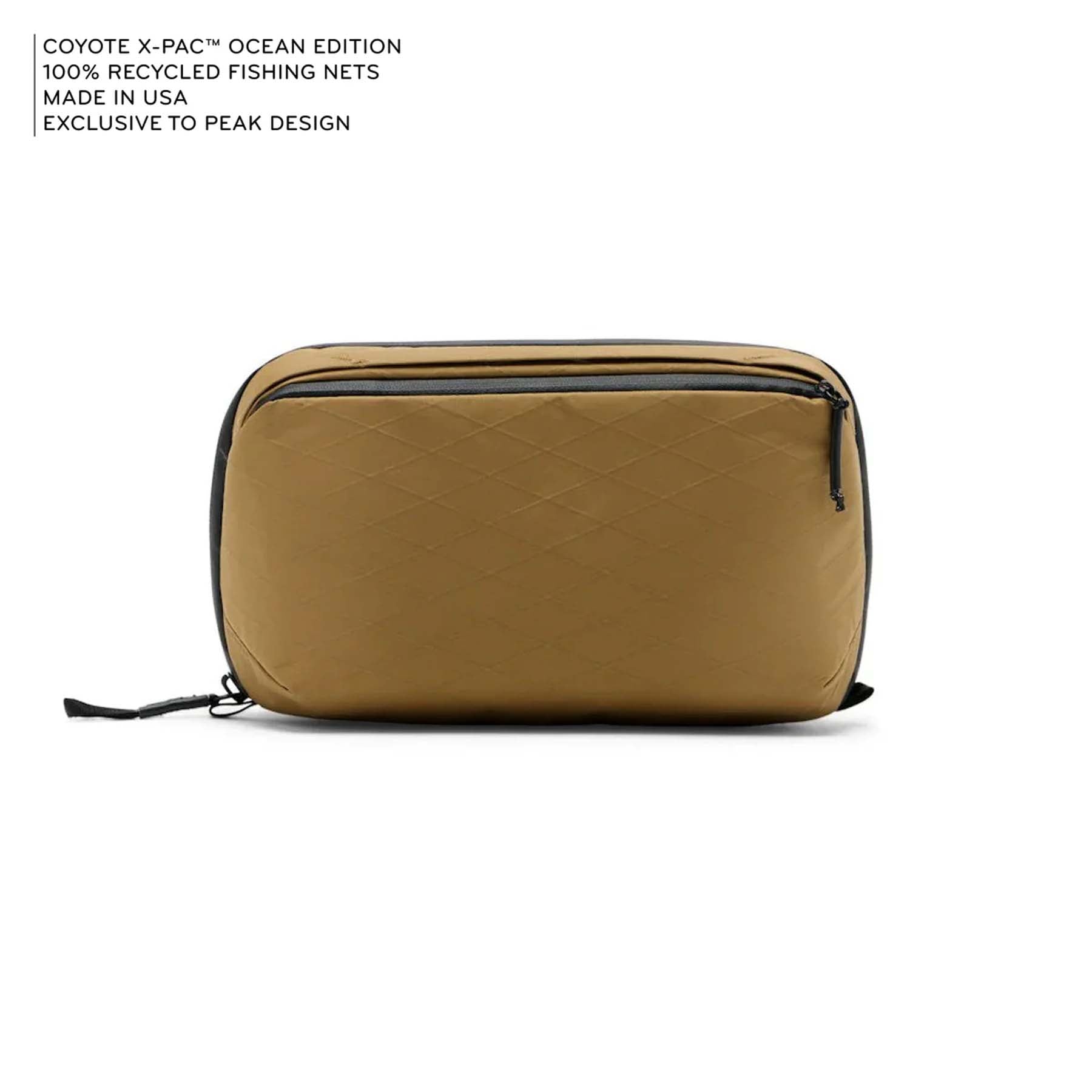 Peak Design Wash Pouch - Waterproof Travel Toiletry Bag for Men & Women - Perfect for Camping, Gym, and Airplane Travel Accessories