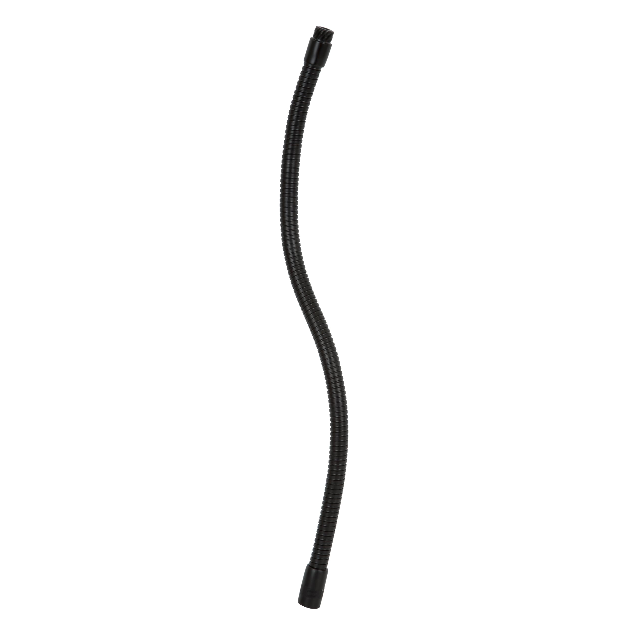 Gator Frameworks GFW-MIC-GN19 Flexible Black Gooseneck Microphone Stand - 19 Inch Adjustable Boom Arm for Podcasting, Streaming & Studio Recording