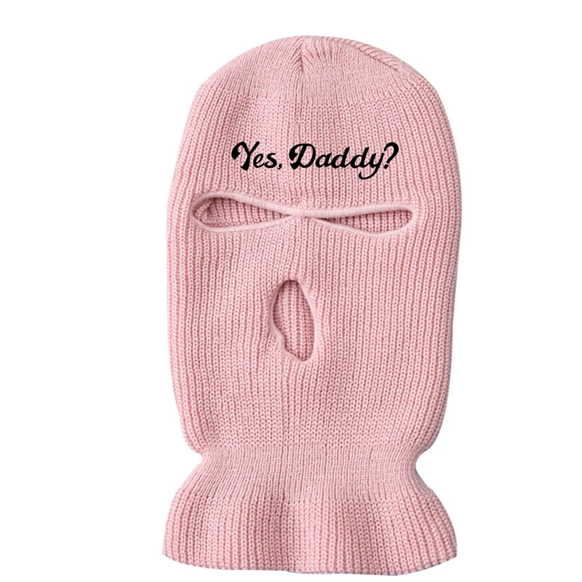 YTNKIV 3-Hole Ski Mask - Full Face Woolen Knitted Balaclava for Winter Sports - Warm Windproof Face Cover for Skiing, Snowboarding, Cycling & Outdoor Activities