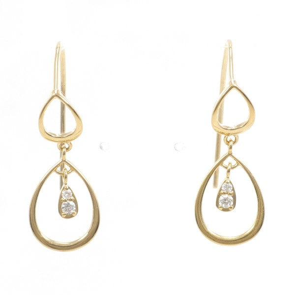 18K Yellow Gold Diamond Stud Earrings for Women - Sparkling Elegance for Everyday Wear & Special Occasions