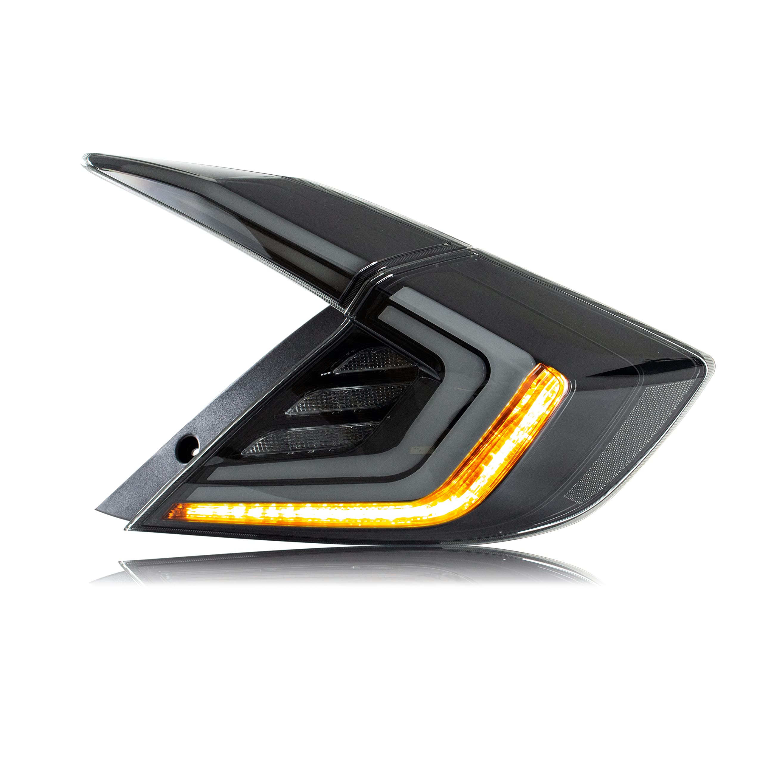 2016-2021 Honda Civic 10th Gen Sedan LED Tail Lights with DRL & Start-Up Animation | Flashing Brake Lights | Not for Hatchback | Upgrade Your Night Driving Safety & Style