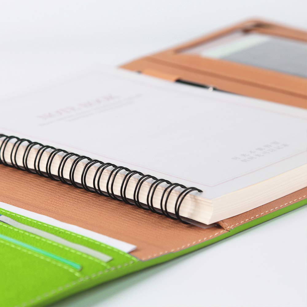 A5 Spiral Notebook Refillable Journal with Ruled Paper - Perfect for School, Office & Creative Writing, Note Taking & Planning