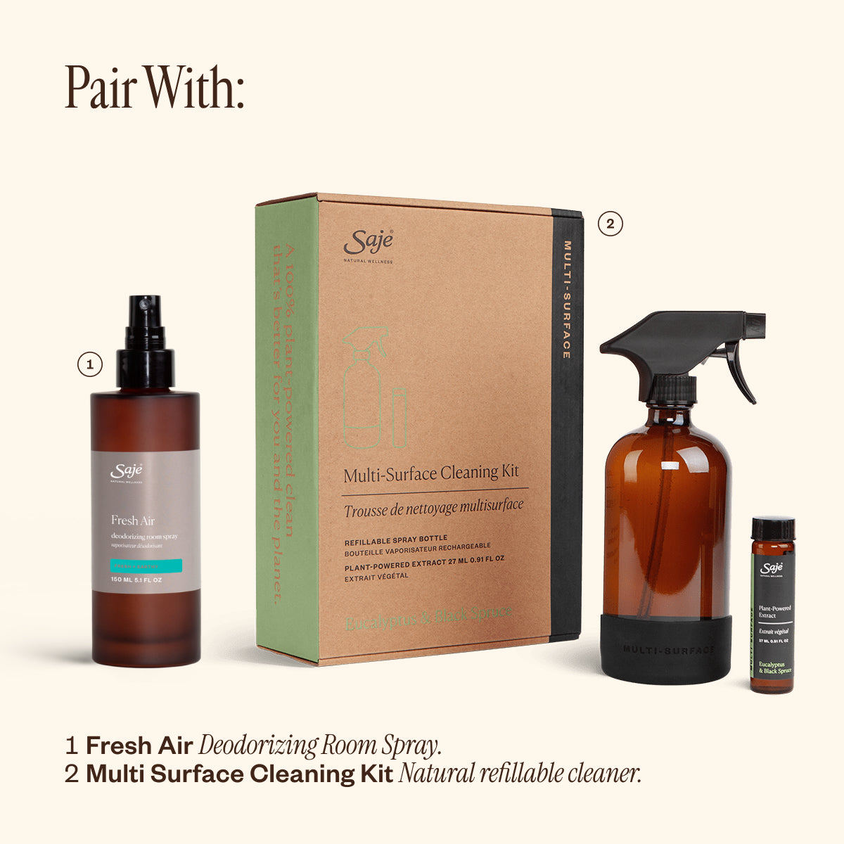 Natural Fresh Air Deodorizing Room Spray - Eliminate Odors & Refresh Your Home, Office, or Car | Eco-Friendly & Long-Lasting Fragrance