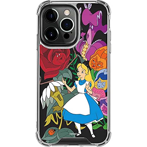 Official Disney Alice in Wonderland Clear Phone Case for iPhone 13 Pro - Slim Protective Cover with Premium Scratch-Resistant Design - Perfect for Disney Fans, Everyday Use & Gift Giving