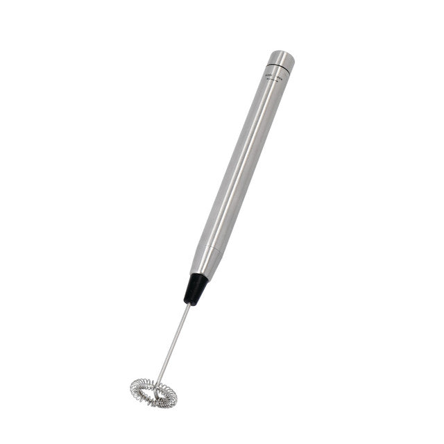 Best Battery Powered Milk Frother - Handheld Electric Whisk for Coffee, Latte & Hot Chocolate - Perfect for Home, Office & Travel Use