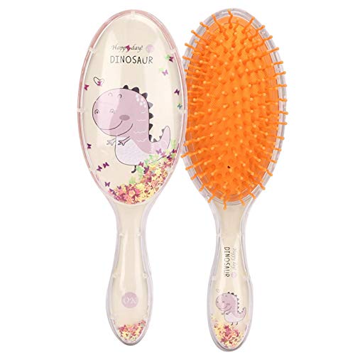 Anti-Static Hair Styling Comb for Straight & Curly Hair - Detangling Brush for All Hair Types | Sanrio Hair Brush for Smooth Styling - Perfect for Salon, Home Use & Travel (Orange)