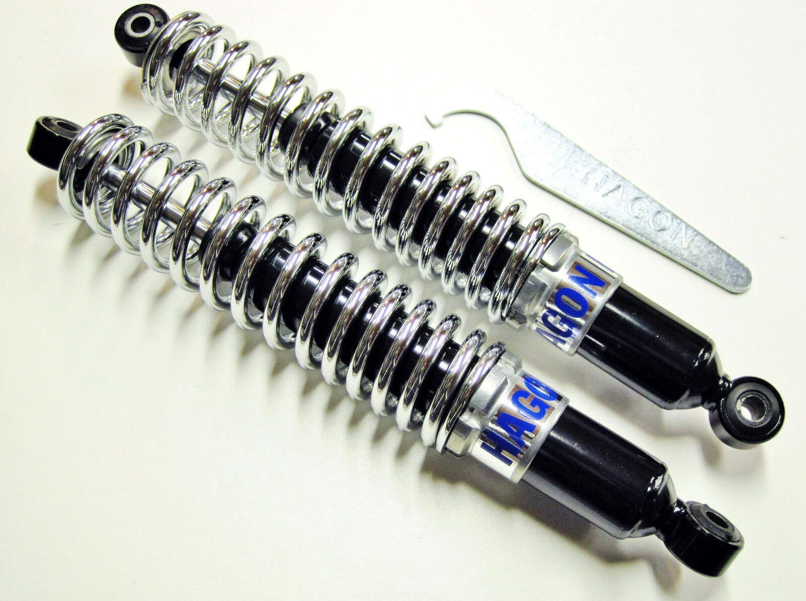 Hagon Twin Shocks for Triumph & BSA Motorcycles - Premium Rear Suspension Upgrade for Classic Bikes - Perfect for Vintage Restoration & Smooth Riding