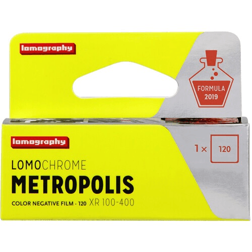 Lomography LomoChrome Metropolis 100-400 Color Negative Film 120 Roll Film - Perfect for Urban Photography, Street Scenes & Creative Portraits