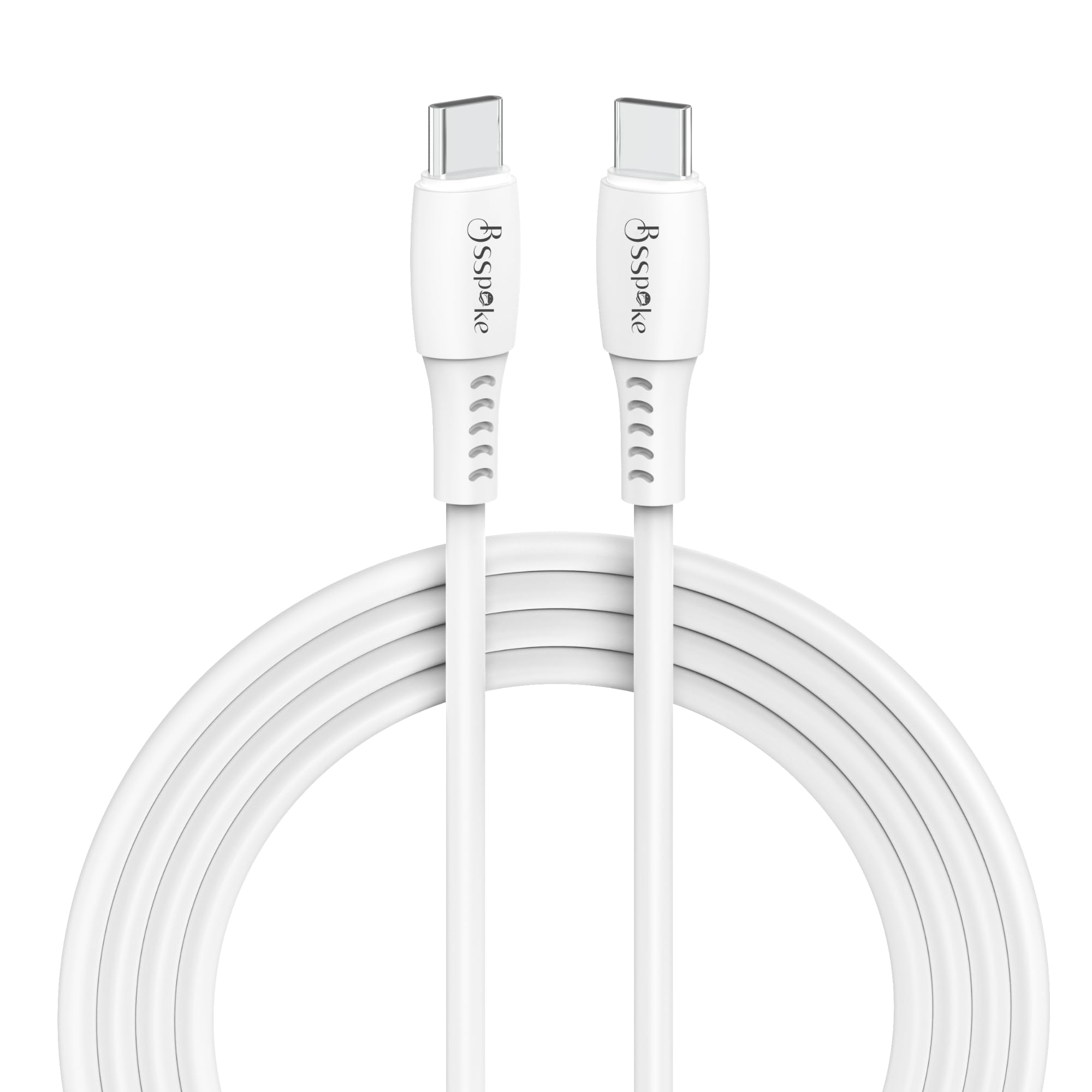 Premium USB C to USB C Fast Charging Cable 1M (3.3ft) - Nylon Braided Type C Cable with Reinforced Connectors - Compatible with iPhone 15/14/13, Samsung Galaxy S23/S22, iPad Pro - Perfect for Travel, Home & Office Charging