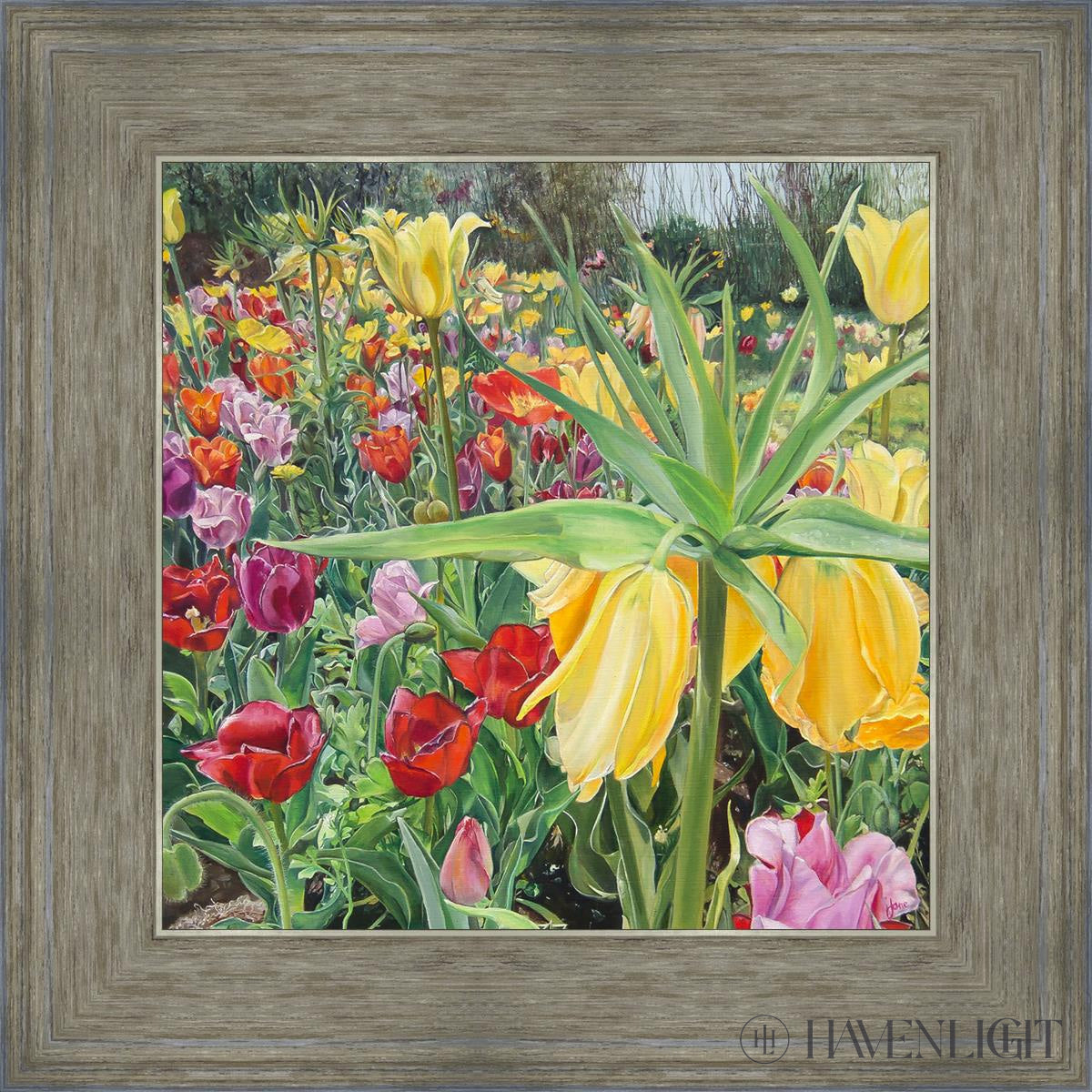 Carousel Tulips By Nila Jane Autry - Beautiful Artificial Silk Tulip Flowers for Home Decor, Wedding Centerpieces, and Spring Table Arrangements