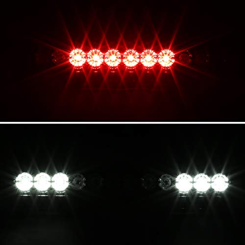 Spec-D Tuning Black Projector Headlights with 6-LED Fog Lights - Compatible with Dodge Ram (Left & Right Pair) - High-Performance Headlamp Assembly for Night Driving & Off-Road Adventures