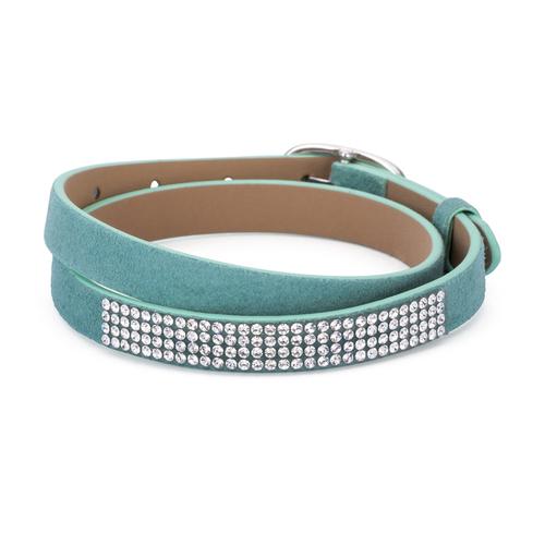 Elegant Turquoise Crystal Wrap Bracelet for Women - Boho Chic Handmade Jewelry for Parties, Weddings & Everyday Wear