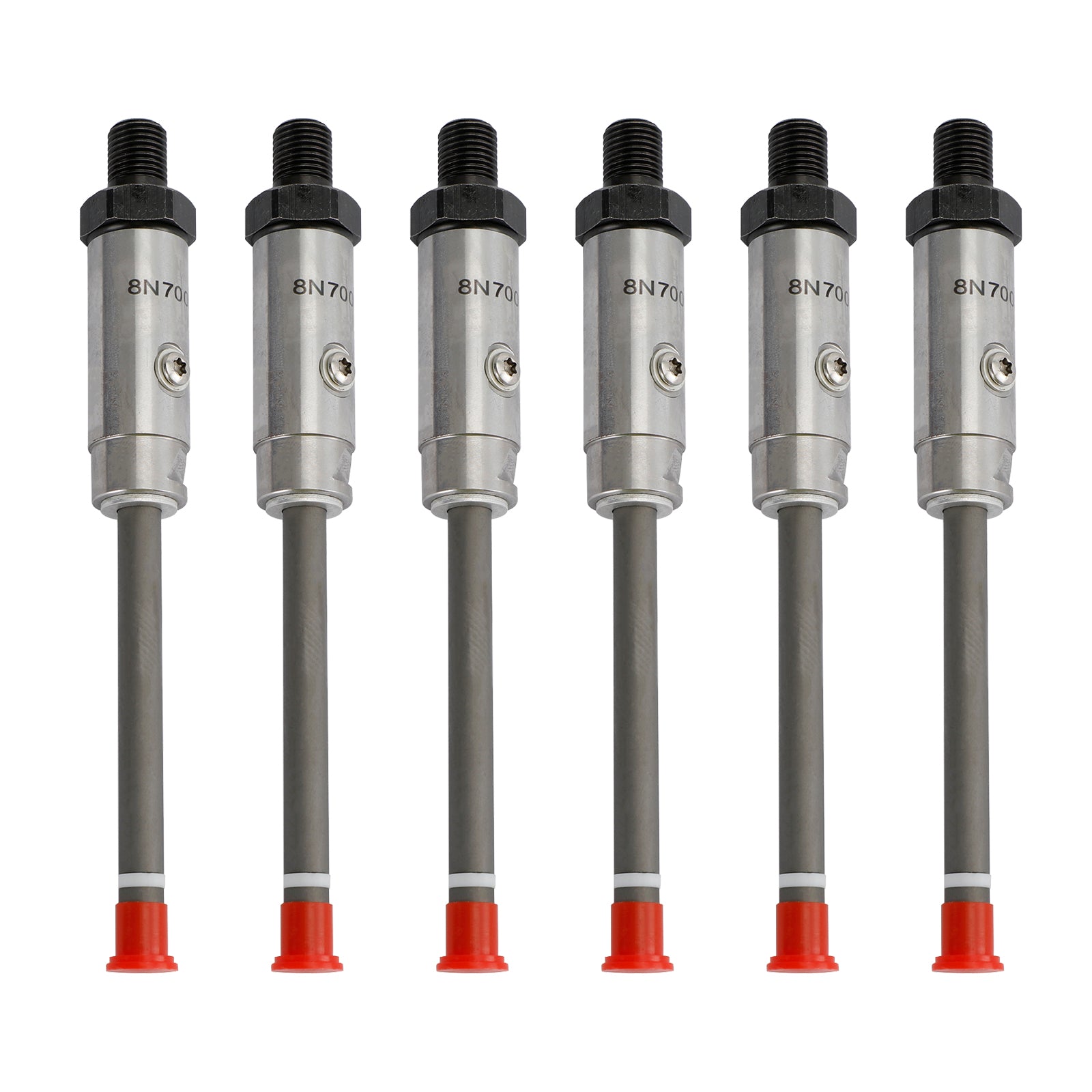 1/6 Sets 8N7005 Fuel Injector Pencil Nozzle for Caterpillar CAT 3304 3306 Engine - Replacement Parts for Heavy Equipment & Construction Machinery