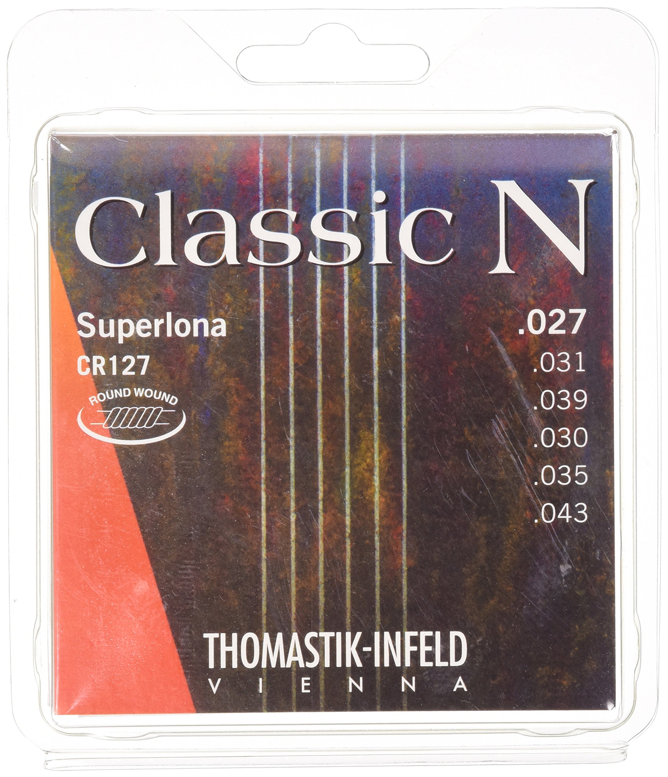 Thomastik-Infeld CR127 Classical Guitar Strings - Nylon 6 String Set (E, B, G, D, A, E) | Premium Quality for Classical & Flamenco Guitar | Perfect for Performances, Practice & Recording Sessions