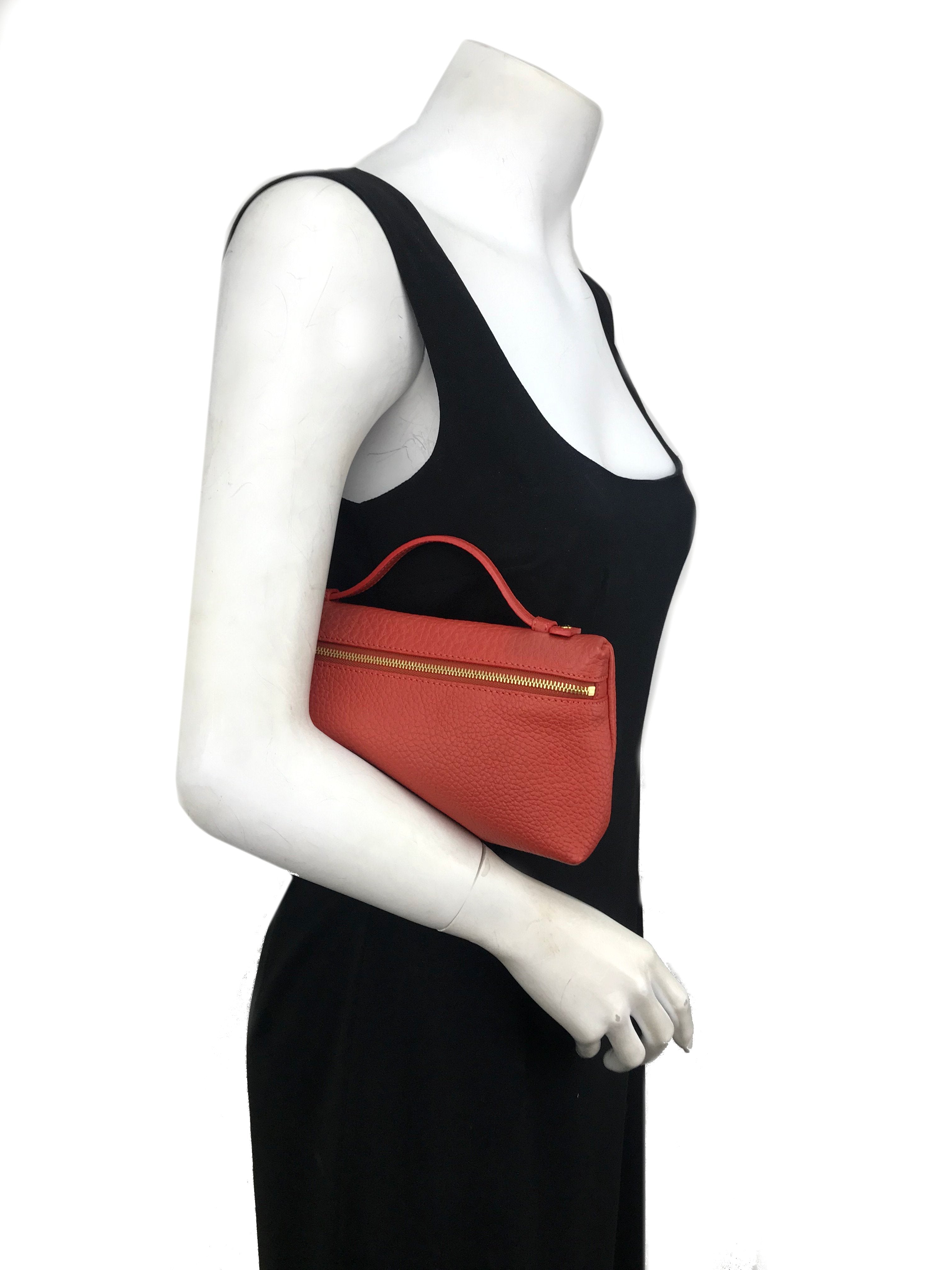 Loro Piana Mini Handle Bag Pouch L19 - Luxury Leather Crossbody Purse for Women | Perfect for Everyday Use, Travel & Special Occasions