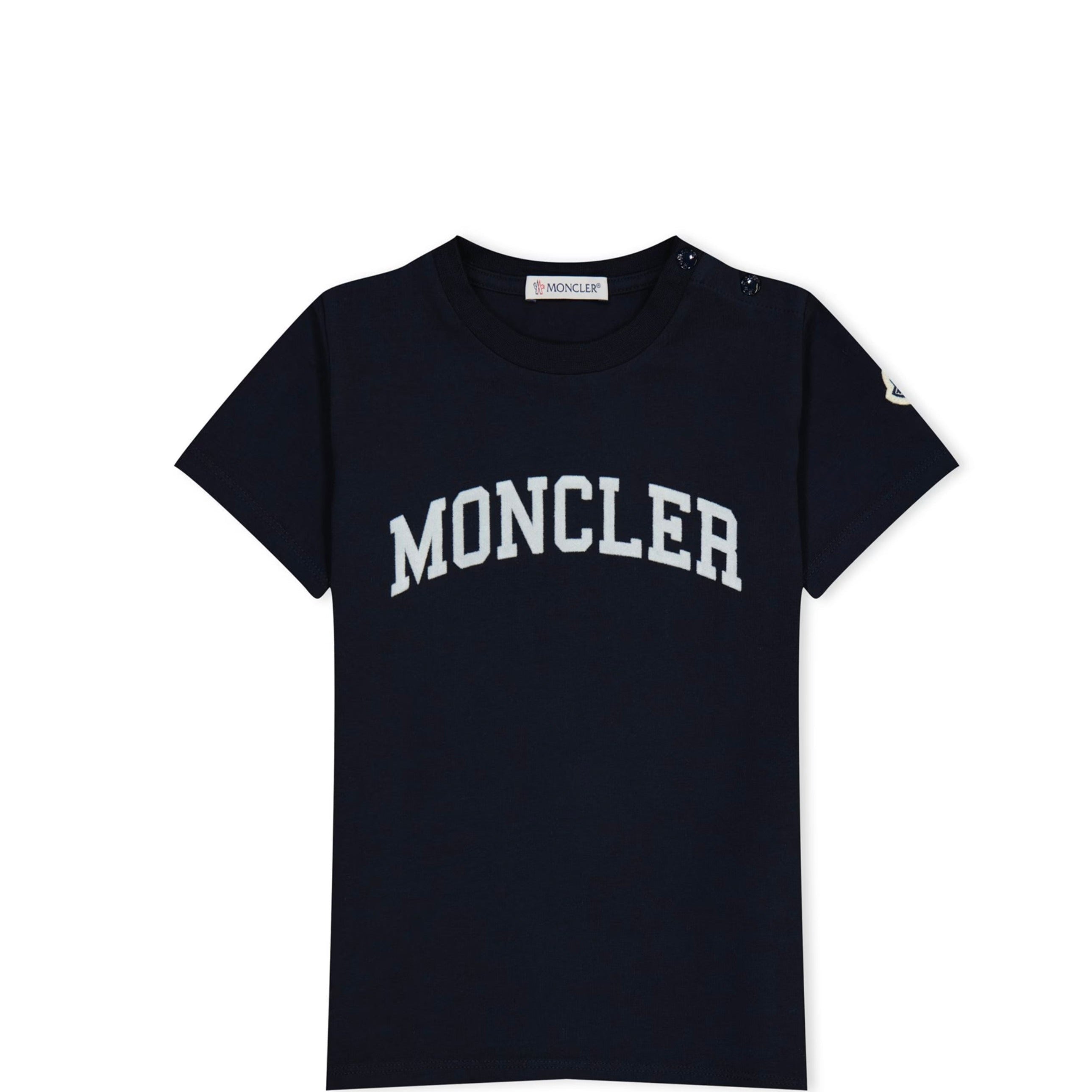 Moncler Logo Baby T-Shirt for Infants - Soft Cotton Comfort for Everyday Wear & Playtime