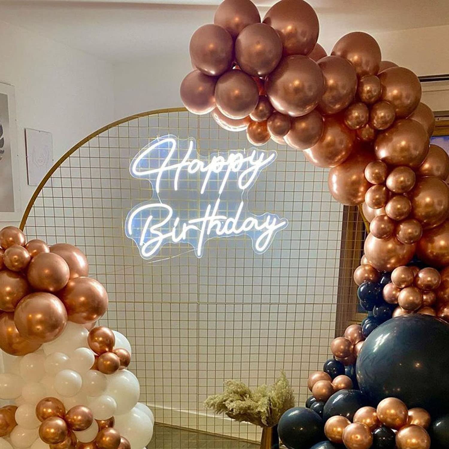 Custom Happy Birthday Neon Sign - 23.6x17.12 Inch LED Party Decor for Birthday Events, Yard, Garden & Home Wall Decoration - Perfect Neon Art Gift for Birthdays, Anniversaries & Celebrations (Ideal for Parties, Home Decor & Special Occasions)