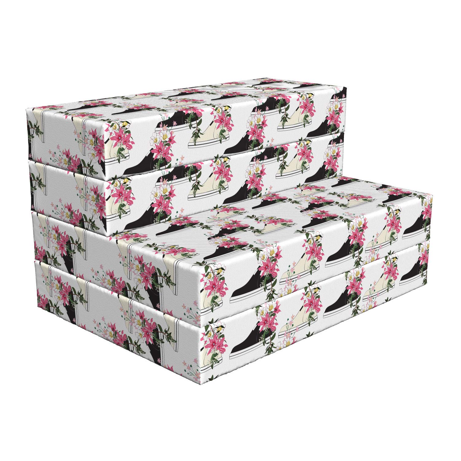 Ambesonne Floral Foldable Mattress - 74.8